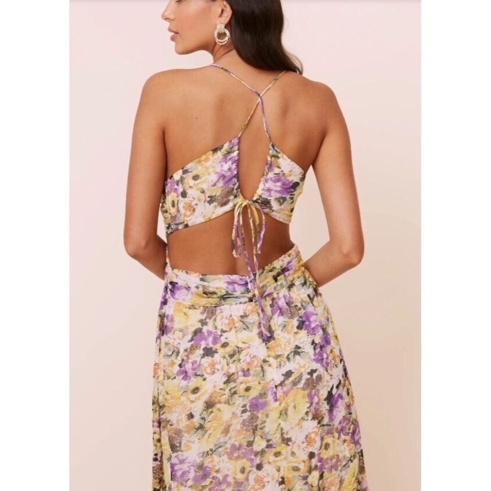 ASTR The Label NWT Womens Amy Floral Dress Maxi Size XS - Picture 8 of 9